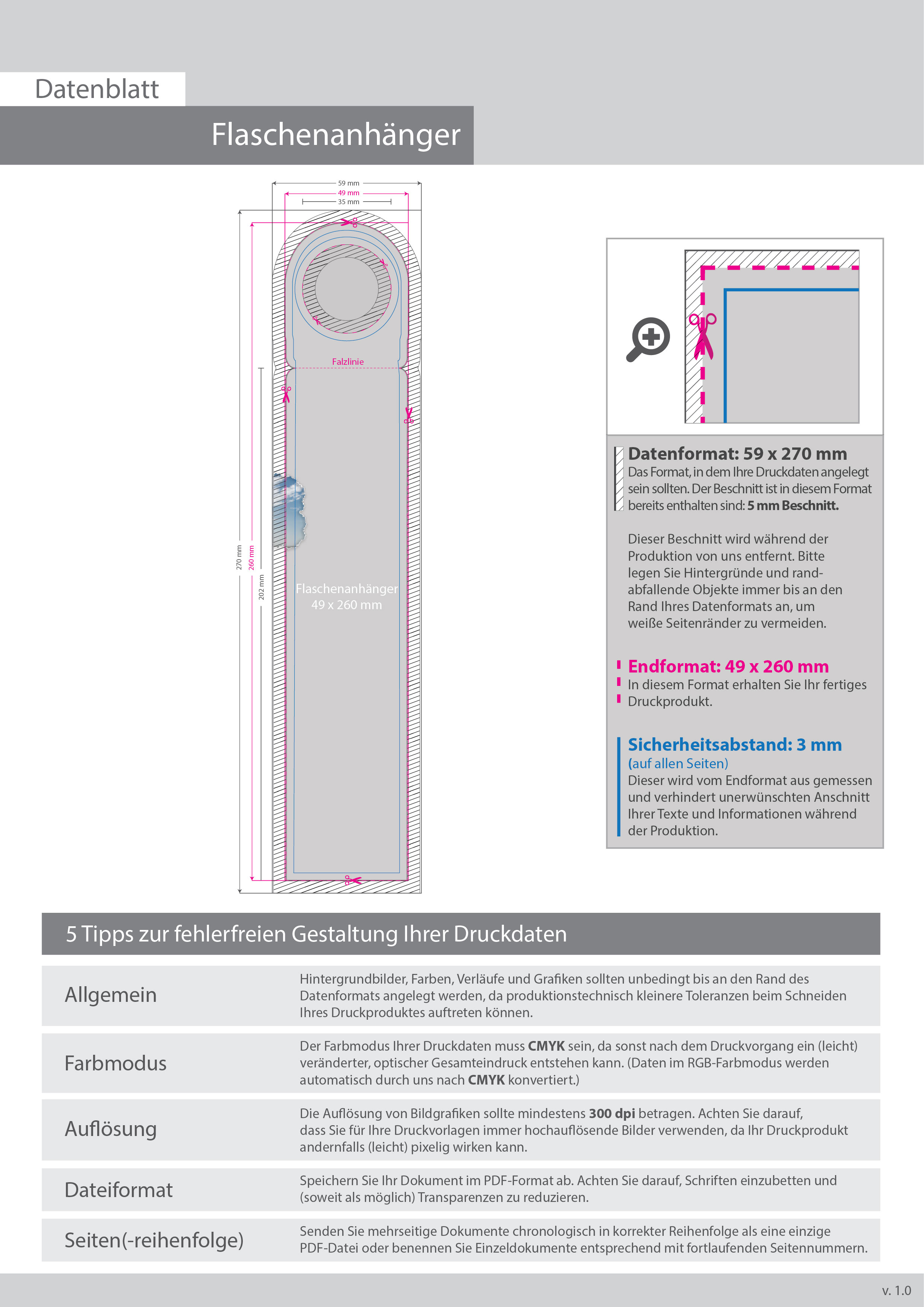 Product Bild flaschenanh__nger_49_x_260_mm_mit_falz__4_0-farbig_einseitig_bedruckt